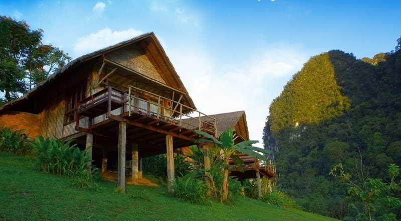 Cliff And River Jungle Hotel Surat Thani Exterior foto
